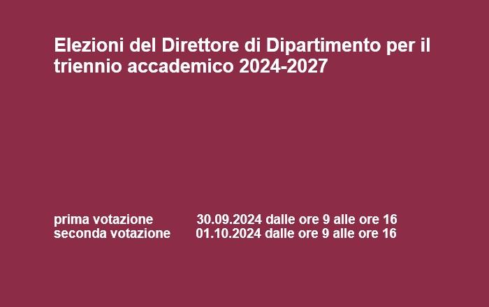 Elezioni direttore