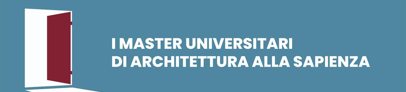 I master universitari di Architettura alla Sapienza 