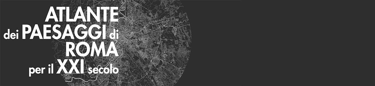 testo del titolo convegno con sfondo planimetria della città di Roma