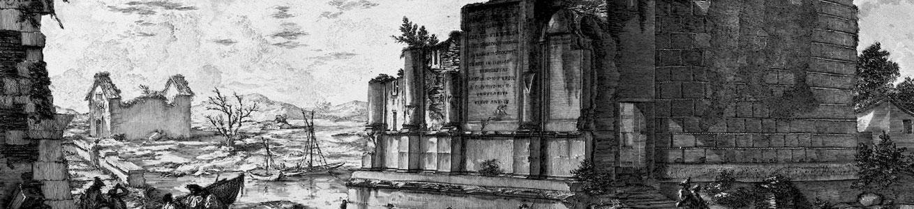 illustrazione con ruderi